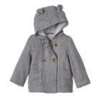 Girls 4-6x Carter's Lurex Wool Coat, Girl's, Size: 6x, Grey