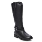 So&reg; Raylene Girls' Tall Riding Boots, Size: 5, Black