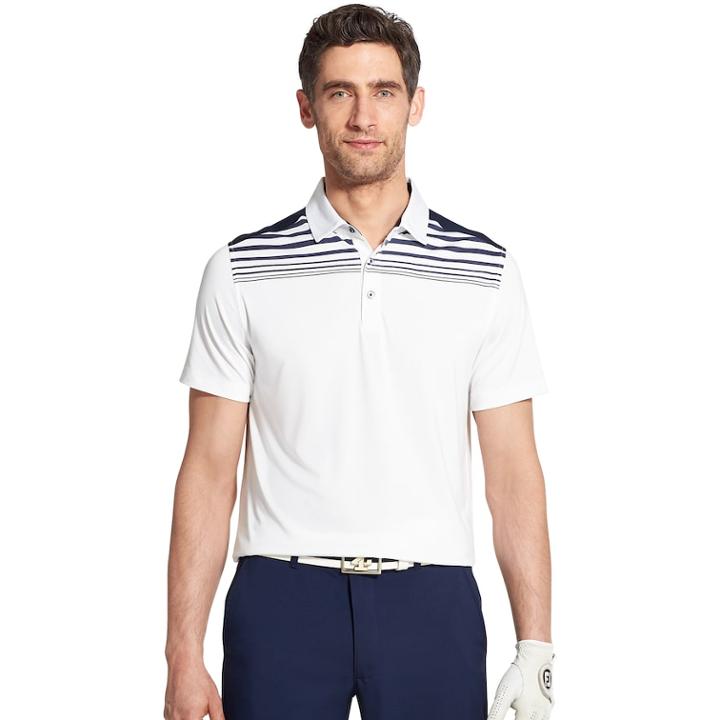 Men's Izod Sportflex Regular-fit Solid Stretch Performance Polo, Size: Xxl, White