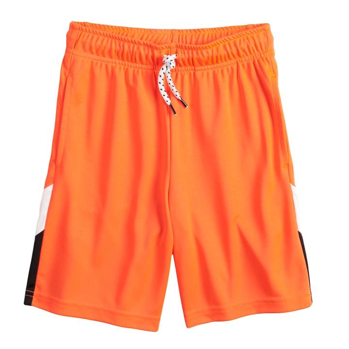 Boys 4-10 Jumping Beans&reg; Active Pieced Shorts, Size: 6, Orange
