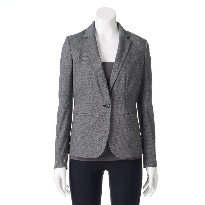 Women's Apt. 9&reg; Torie Blazer, Size: 14, White