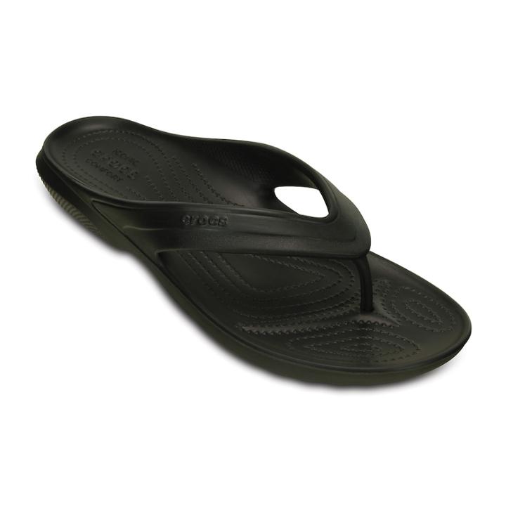 Crocs Classic Men's Flip Flop Sandals, Size: M9w11, Black