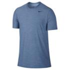 Men's Nike Breathe Tee, Size: Xxl, Med Blue