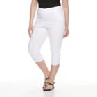 Plus Size Apt. 9&reg; Brynn Pull-on Capris, Women's, Size: 16 W, Natural