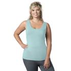 Plus Size Soybu Lola Scoopneck Yoga Tank, Women's, Size: 1xl, Light Blue