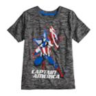 Boys 4-10 Jumping Beans&reg; Marvel Captain America Marled Active Tee, Size: 10, Med Grey