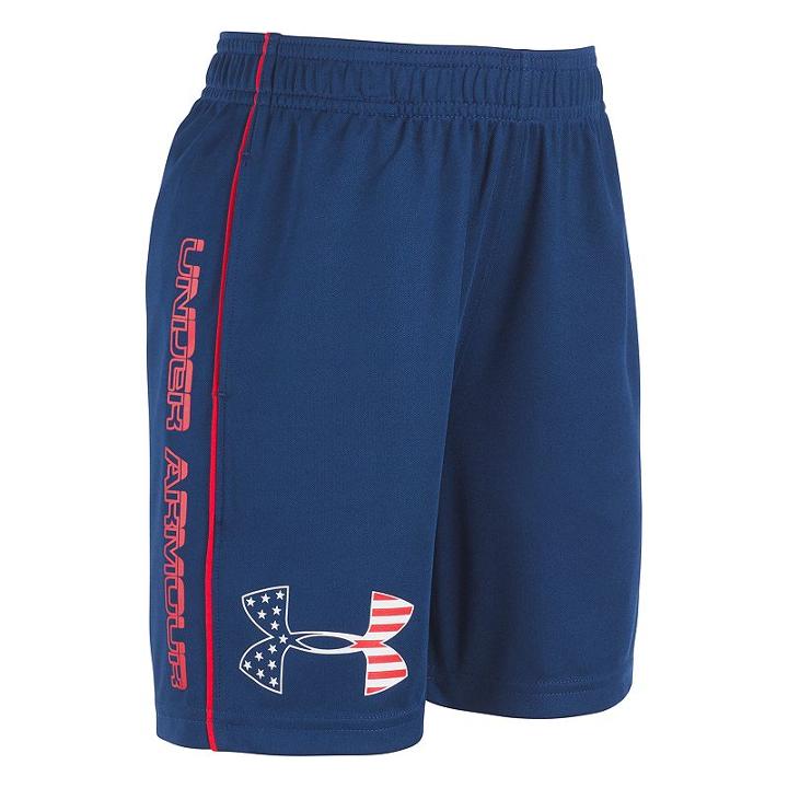 Boys 4-7 Under Armour Americana Zinger Athletic Shorts, Boy's, Size: 4, Brt Blue