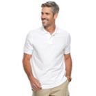 Men's Croft & Barrow&reg; Tailored-fit Polo, Size: Medium, White