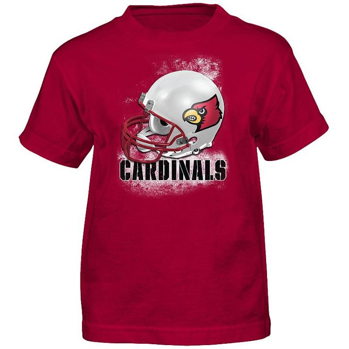 Boys 4-7 Louisville Cardinals Helmet Tee, Boy's, Size: M(5/6), Red