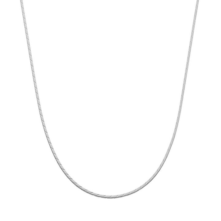Pure 100 Textured Chain Necklace, Women's, Silver