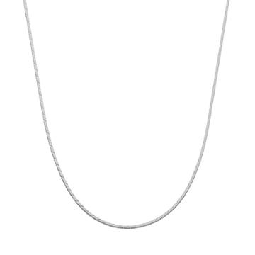Pure 100 Textured Chain Necklace, Women's, Silver