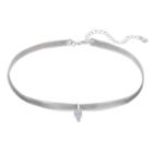 Lc Lauren Conrad Periwinkle Stone Velvet Choker Necklace, Women's, Blue