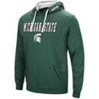 Men's Michigan State Spartans Pullover Fleece Hoodie, Size: Medium, Dark Green