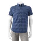 Men's Urban Pipeline&reg; Striped Button-down Shirt, Size: Xl, Blue