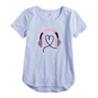 Girls 7-16 & Plus Size So&reg; Flip Sequin Rolled Cuff Tee, Size: 12, Dark Blue