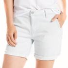 Women's Levi's Classic Chino Boyfriend Shorts, Size: 26(us 2)m, White
