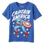Boys 4-10 Jumping Beans&reg; Captain America Graphic Tee, Boy's, Size: 5, Med Blue