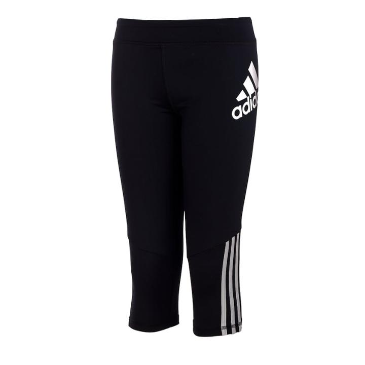 Girls 7-16 Adidas Super Star Capris, Size: Medium, Black
