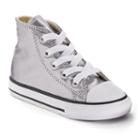 Toddler Converse Chuck Taylor All Star Metallic High-top Sneakers, Kids Unisex, Size: 9 T, Med Grey