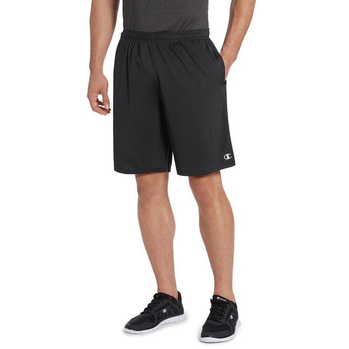 Men's Champion Core Performance Training Shorts, Size: Medium, Black