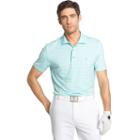 Men's Izod Classic-fit Striped Stretch Performance Golf Polo, Size: Medium, Blue Other