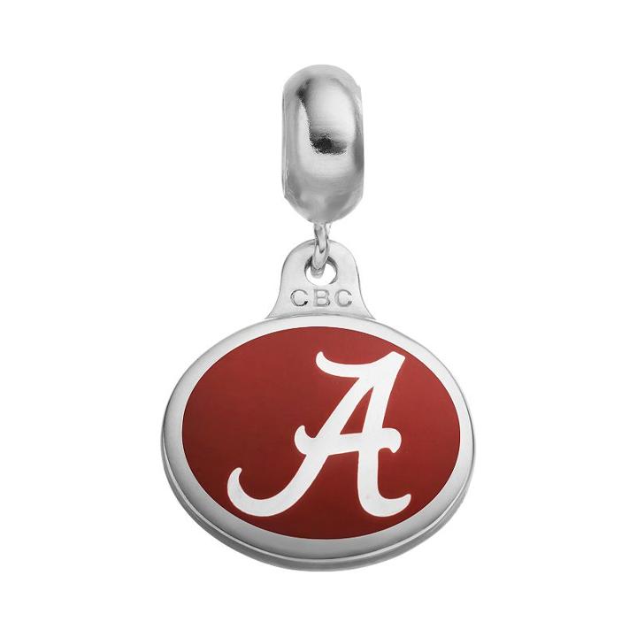Fiora Sterling Silver Alabama Crimson Tide Logo Charm, Women's, Multicolor
