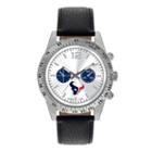 Game Time, Men's Houston Texans Letterman Watch, Black