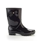 Henry Ferrera Beauty Women's Water-resistant Ankle Rain Boots, Size: 7, Black