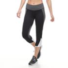 Women's Tek Gear&reg; Performance Ruched Capri Leggings, Size: Xs, Black