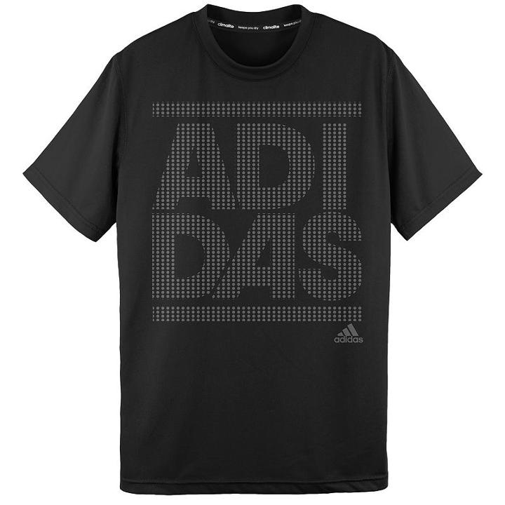 Boys 8-20 Adidas Dot Flash Tee, Boy's, Size: M 10-12, Black