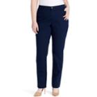 Plus Size Gloria Vanderbilt Amanda Classic Tapered Trouser Pants, Women's, Size: 16 - Regular, Blue