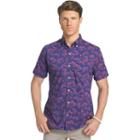 Big & Tall Izod Advantage Classic-fit Button-down Shirt, Men's, Size: 2xl Long, Dark Blue