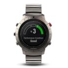 Garmin Fenix Chronos Gps Watch With Brushed Titanium Hybrid Watch Band, Silver