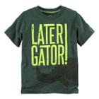Boys 4-8 Carter's Later Gator Graphic Tee, Boy's, Size: 8, Green Oth
