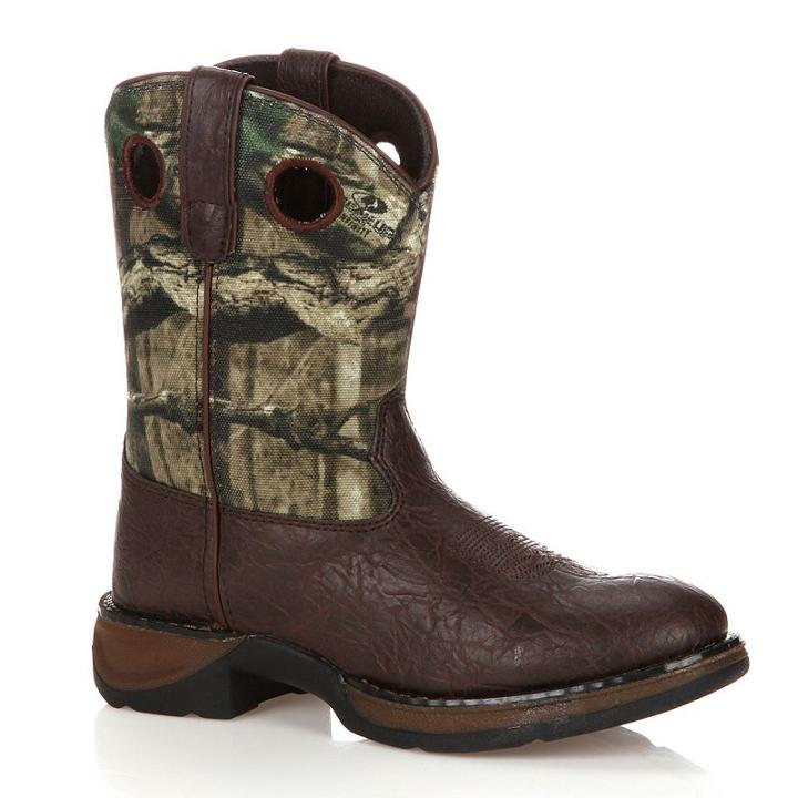 Lil Durango Boys' 8-in. Mossy Oak Break-up Western Boots, Boy's, Size: 11, Brown