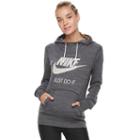 Women's Nike Sportswear Vintage Long Sleeve Graphic Hoodie, Size: Medium, Grey Other
