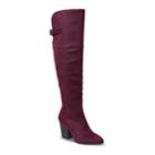 Easy Street Maxwell Women's Tall Boots, Size: 6 Wide, Dark Red