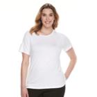 Plus Size Apt. 9&reg; Crewneck Essential Tee, Women's, Size: 4xl, White