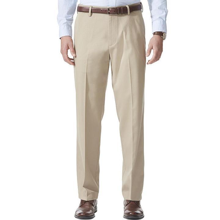 Men's Dockers&reg; Relaxed Fit Comfort Stretch Khaki Pants D4, Size: 38x29, Lt Beige