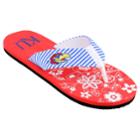 Women's Kansas Jayhawks Floral Flip Flop Sandals, Size: Medium, Multi
