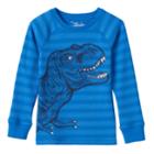 Boys 4-7x Jumping Beans&reg; Striped Thermal Graphic Tee, Size: 7, Dark Blue