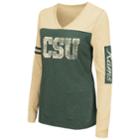 Women's Campus Heritage Colorado State Rams Distressed Graphic Tee, Size: Medium, Dark Green