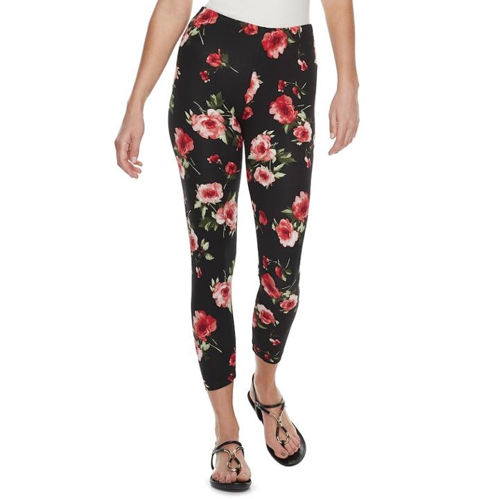 Women's French Laundry Printed Leggings, Size: Medium, Oxford