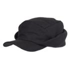 Men's Dockers&reg; Ribbed Wool-blend Earflap Cap, Size: L/xl, Black