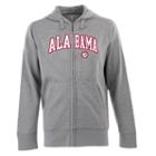 Men's Alabama Crimson Tide Signature Zip Front Fleece Hoodie, Size: Xl, Grey