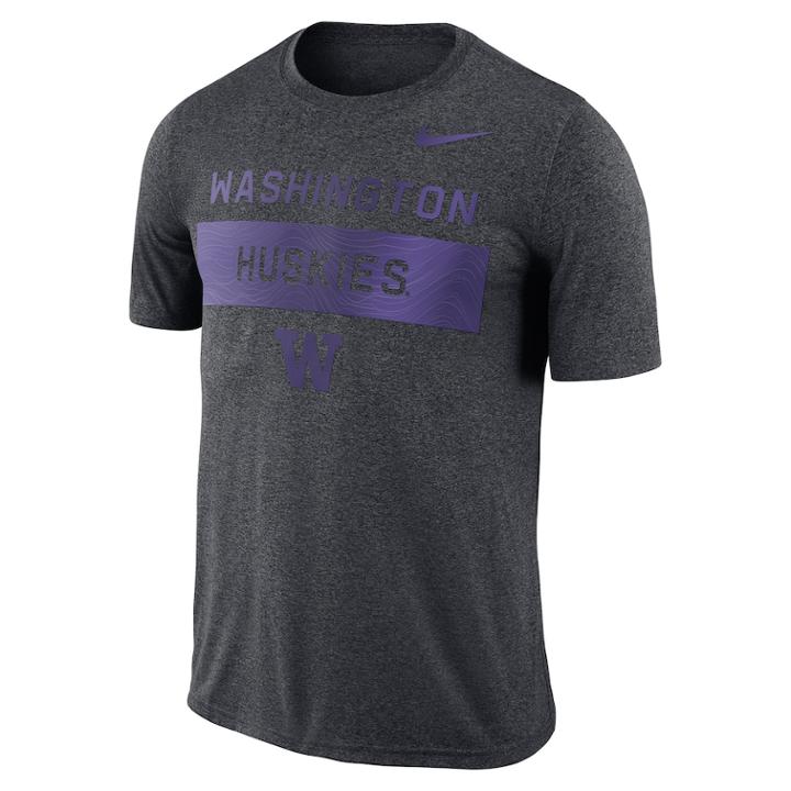 Men's Nike Washington Huskies Banner Legend Tee, Size: Large, Char