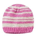Women's Sijjl Striped Wool Beanie, Pink