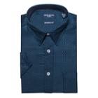Men's Nick Dunn Modern-fit Patterned Dress Shirt, Size: Large, Blue