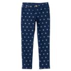 Girls 4-7 Sonoma Goods For Life&trade; Printed Knit Denim Jeggings, Girl's, Size: 6x, Blue