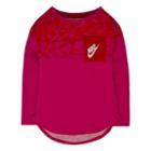 Girls 4-6x Nike Colorblocked High-low Pocket Tee, Girl's, Size: 6x, Light Pink